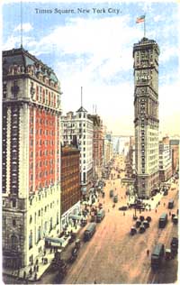 [Postcard of Times Square, New York
