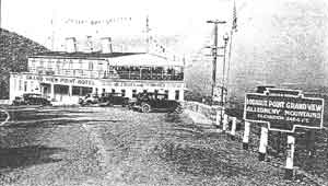 [Old photo of Ship Hotel from the west]