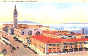 [Postcard of Ferry Building in San Francisco]