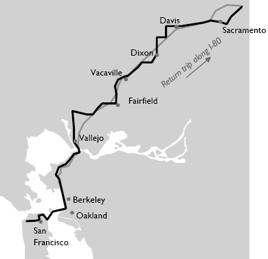 [Map of Tour 4]